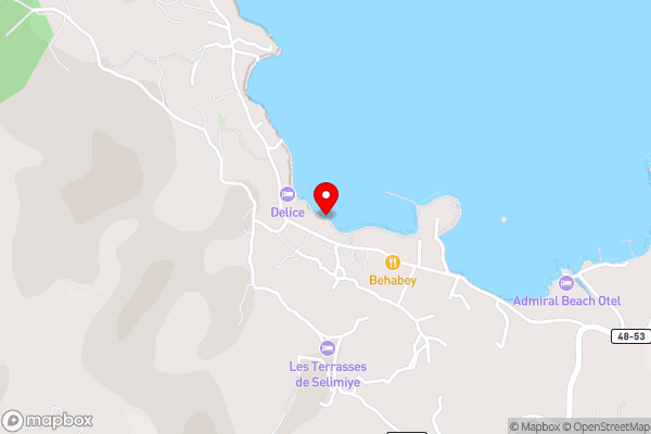 Max Mirage Selimiye - Hotel Location Map