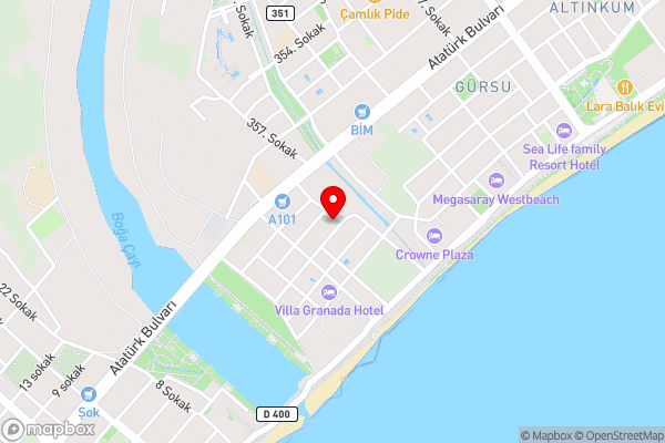 Maya Apart Antalya - Hotel Location Map