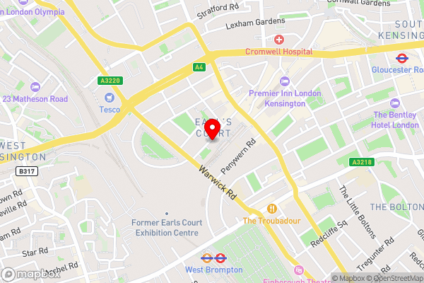 Mayflower Hotel - Hotel Location Map