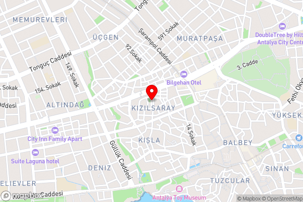 MCKızılsaray Apart - Hotel Location Map