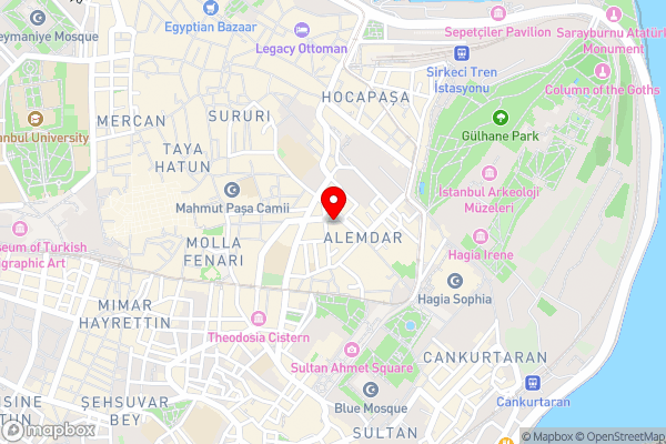 Meddusa Hotel - Hotel Location Map