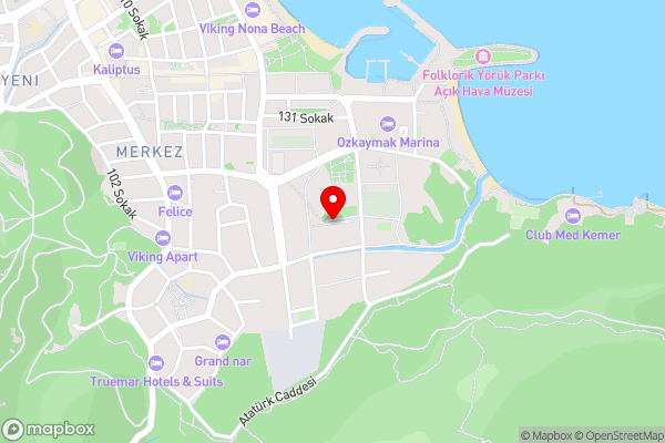 Meder Resort Hotel - Ultra All Inclusive - Hotel Location Map