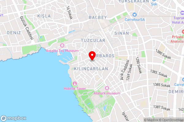 Mediterra Art Hotel Antalya - Hotel Location Map