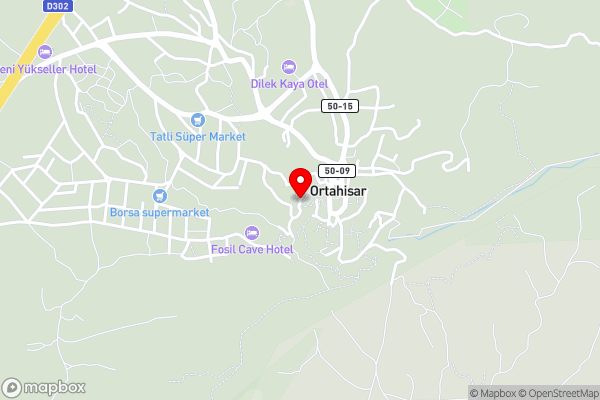 Megaron Cave Hotel - Hotel Location Map