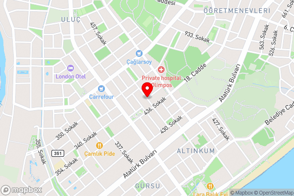 Mehtap's Home - Hotel Location Map