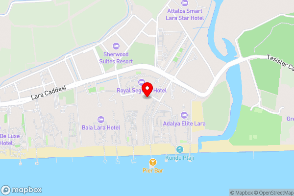 Melas Lara Hotel - Hotel Location Map