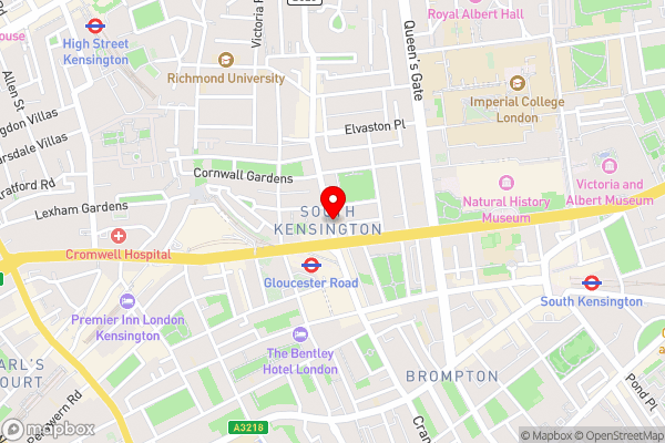 Meliá London Kensington Member of Meliá Collection - Hotel Location Map