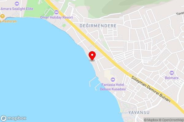Melis Hotel Kusadasi - Hotel Location Map