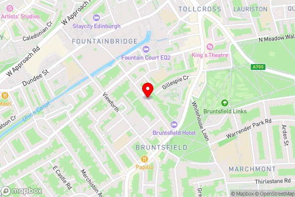 Menzies Guest House - Hotel Location Map