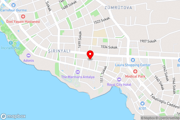 Merkezi ve lokasyon mükemmel konforlu - Hotel Location Map