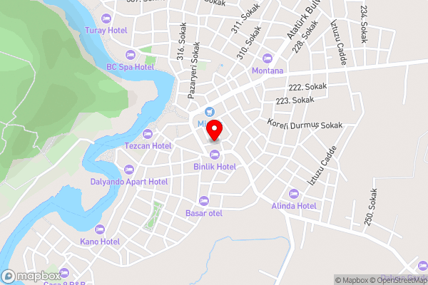 Mert Apart - Hotel Location Map