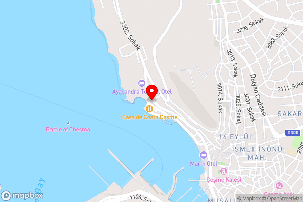 Mert Otel - Hotel Location Map