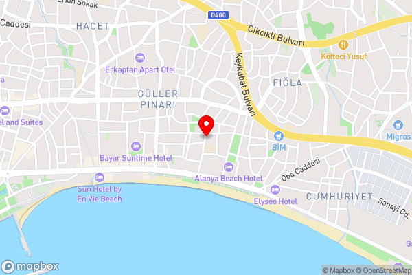 Merve Apart Hotel - Hotel Location Map