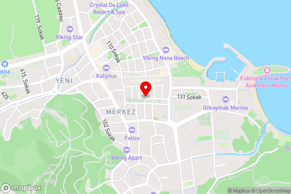 Meşe Hotel - Hotel Location Map