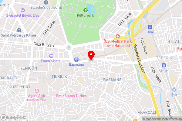 Metro Otel - Hotel Location Map