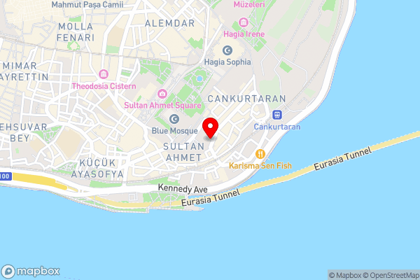 Mevlana Hotel - Hotel Location Map