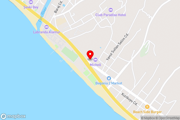 Michell Hotel & Spa - Adult Only - Ultra All Inclusive - Hotel Location Map