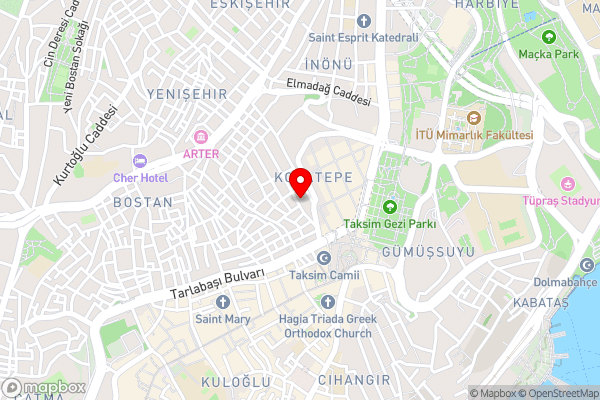 MİLA SUİTES TAKSİM - Hotel Location Map