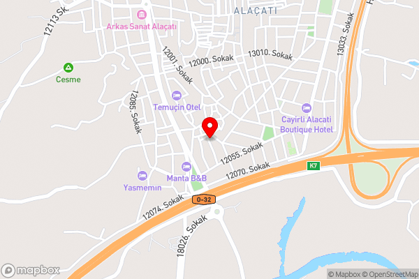 Mina Otel by Adda Alaçatı - Hotel Location Map