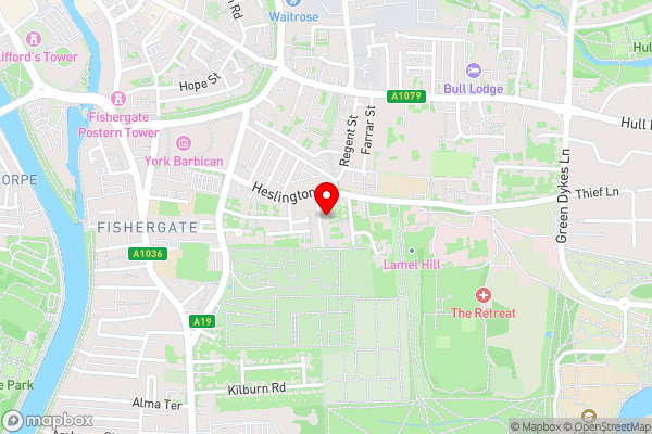 Minster House - Group Hot Tub - Hotel Location Map