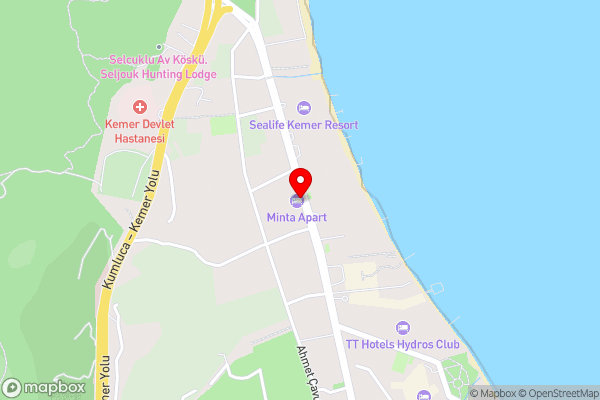 Minta Apart Hotel - Hotel Location Map