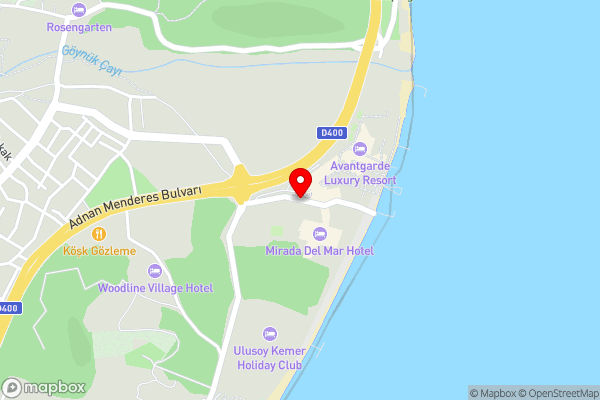 Mirada Del Mar Hotel - Hotel Location Map