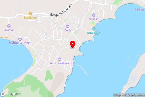 Mirada Exclusive Bodrum - Hotel Location Map