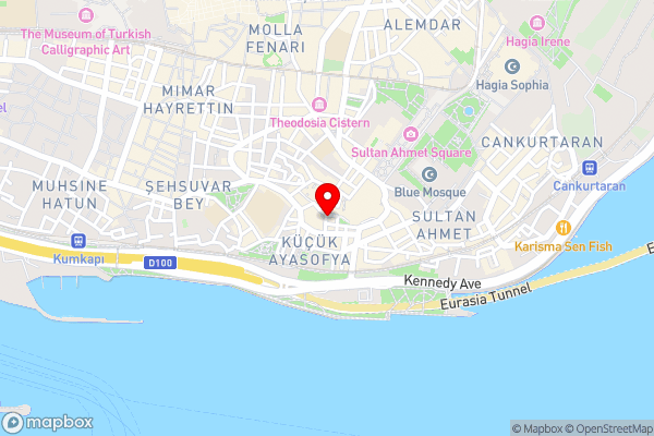 Miray Apart Hotel Sultanahmet - Hotel Location Map