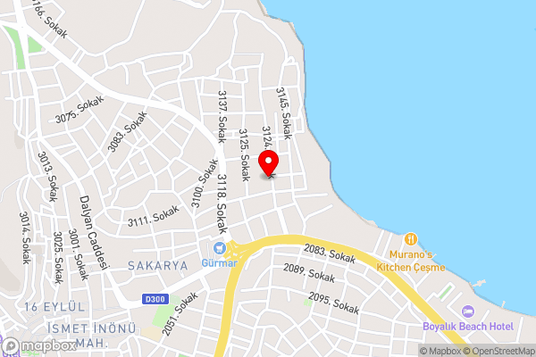 Mistral Alaçatı Hotel - Hotel Location Map