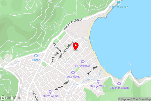 Mitos Apartments - Hotel Location Map