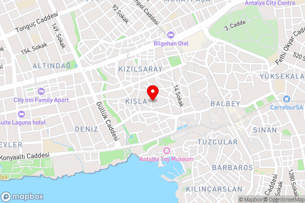 Modern Flat near Beach in Antalya - Hotel Location Map