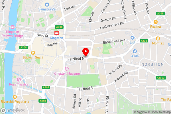 Modern Kingston Home close to Hampton Court Palace by UndertheDoormat - Hotel Location Map