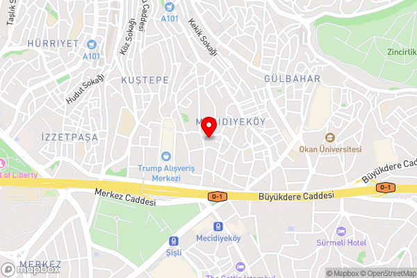 Molton Monapart Mecidiyekoy - Hotel Location Map