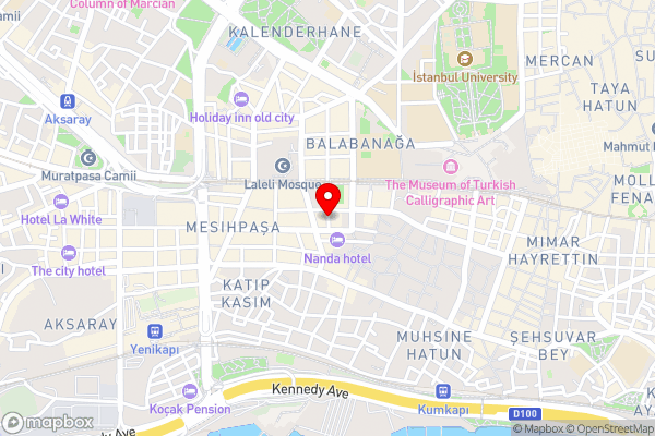 Monaco Hotel - Hotel Location Map