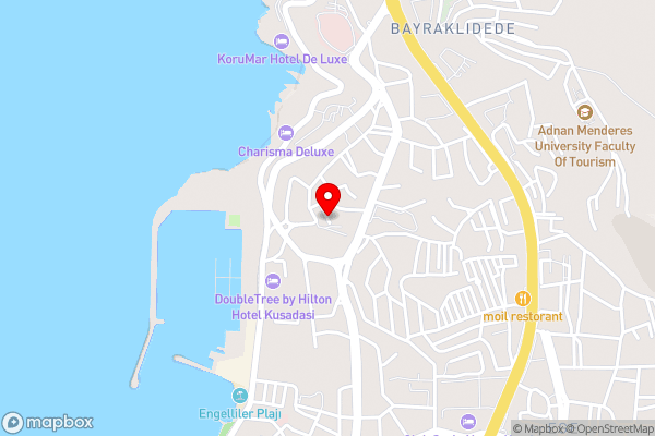 Monalisa Hotels KUŞADASI - Hotel Location Map