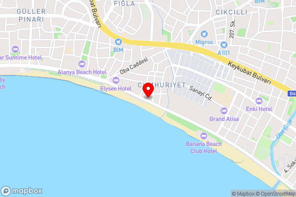 Monart City Hotel - All Inclusive Plus - Hotel Location Map