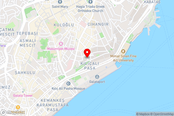 Monnas Bosphorus - Hotel Location Map