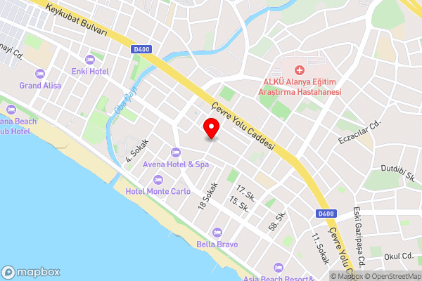 Moon Lıght Homes - Hotel Location Map