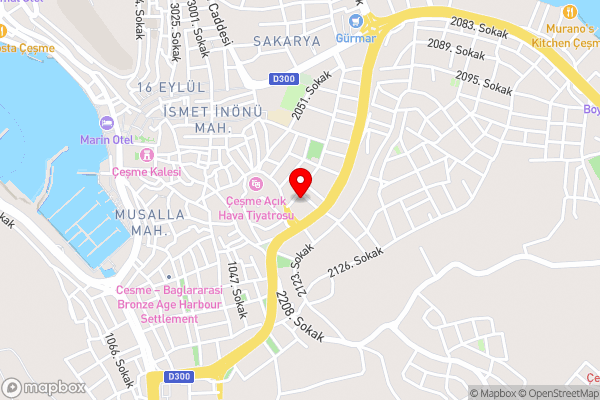 Mos Hotel Çeşme - Hotel Location Map