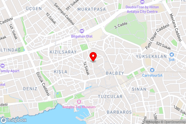MOSTAR HOTEL PRESTIGE ANTALYA - Hotel Location Map