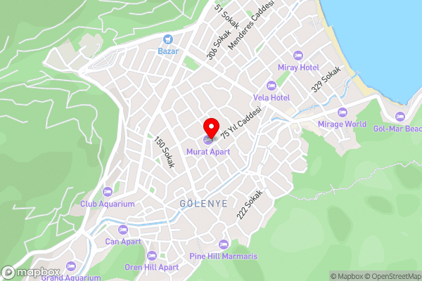 Murat Apart Hotel - Hotel Location Map