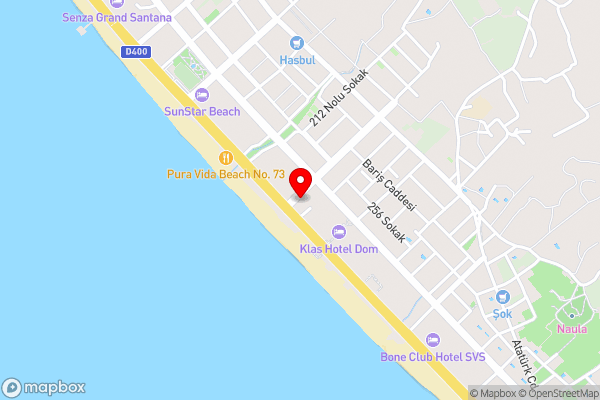 Murat Baris Residence - Hotel Location Map