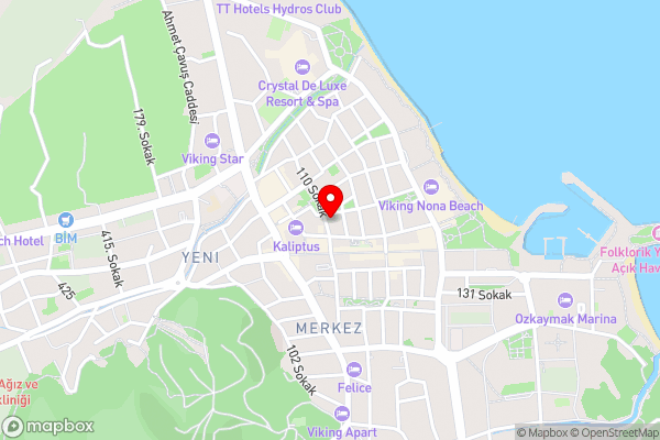 Murat Hotel - Hotel Location Map