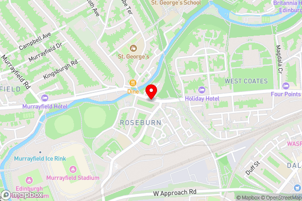 Murrayfield Spacious 2-bedroom apartment - Hotel Location Map