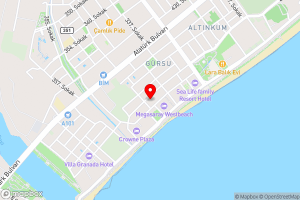 mustang suite hotel - Hotel Location Map