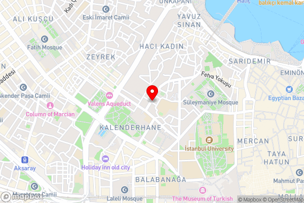 Nagehan Hotel Old City - Hotel Location Map