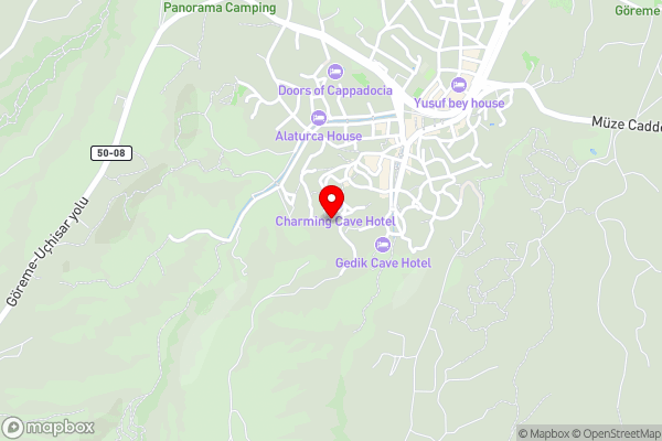 Naraca Cave House - Hotel Location Map