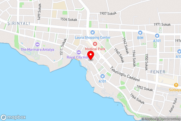 Nasa Flora Hotel - Hotel Location Map