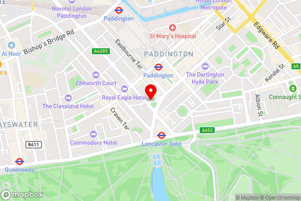 Native Hyde Park - Hotel Location Map