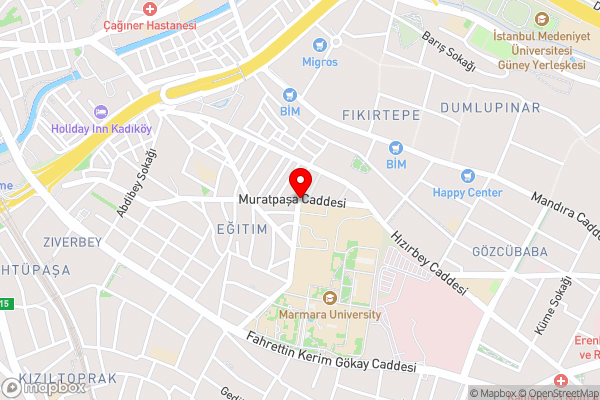 Nea makri - Hotel Location Map